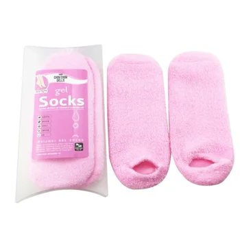 

New SPA Gel Socks Gloves Moisturizing Whitening Exfoliating Foot Mask Ageless Smooth Hand Mask Foot Care Silicone Gel Socks