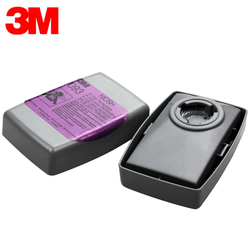 

3M 7093 Particulate Cartridge Filter 1 Pair Industrial Fine Dust Against Particulates/Welding Smoke for 6200/6800/7502 Gas Mask