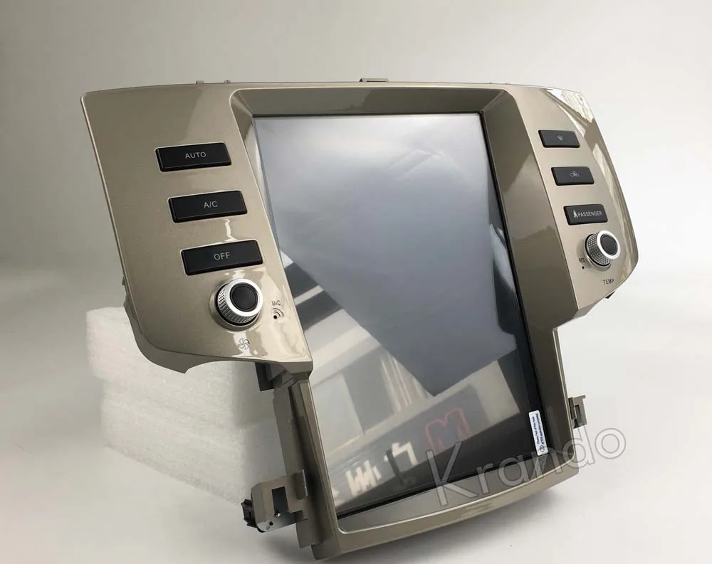 Top Krando Android 6.0 12.1" Tesla style Vertical screen car navigation for toyota mark x reiz 2005-2009 radio gps multimedia wifi 17
