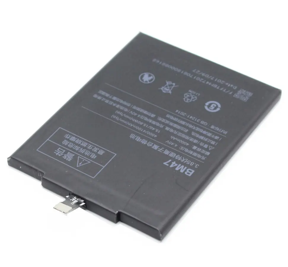 Сменный литий полимерный аккумулятор Ciszean 4000 мАч/Втч BM47 / BM 47 для телефона Xiaomi Redmi