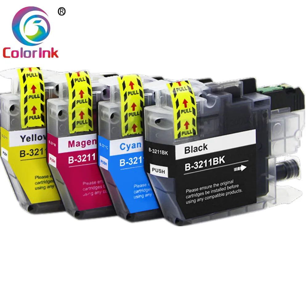 

ColorInk LC3211 3213 ink cartridge For Brother DCP-J772DW J774DW MFC- J890DW J895DW printer cartridges