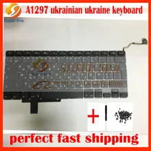 A1297 ukraine ukrainian keyboard without backlight backlit for macbook pro 17” A1297 ukraine keyboard 2009 2010 2011year