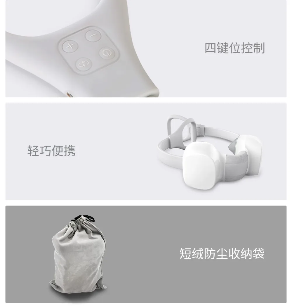 Xiaomi Mijia, электрический массажер, шиацу, роликовый массажер для спины, шеи, плеч, тела, массажер, двусторонний разминающий, для офиса, дома, массажный Релакс, H20