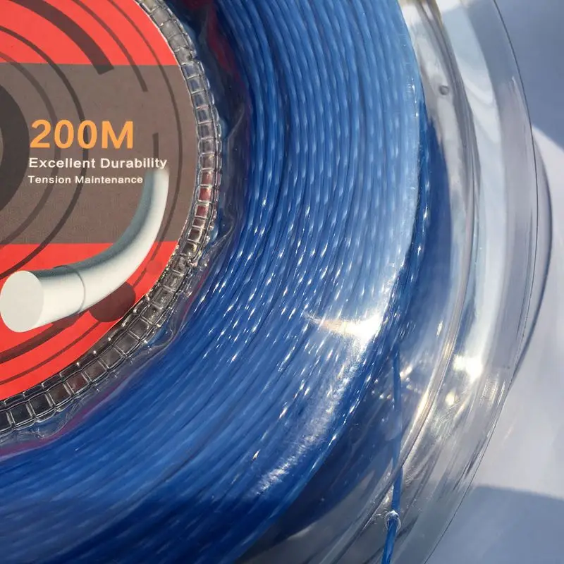 ZARSIA ZA99 جديد الأزرق اللون HEXASPIN تويست تنس سلاسل 1.23mm مضرب تنس سلسلة 200 M كبيرة السجق ZARSIA ZA99 جديد الأزرق اللون HEXASPIN تويست تنس سلاسل 1.23mm مضرب تنس سلسلة 200 M كبيرة السجق