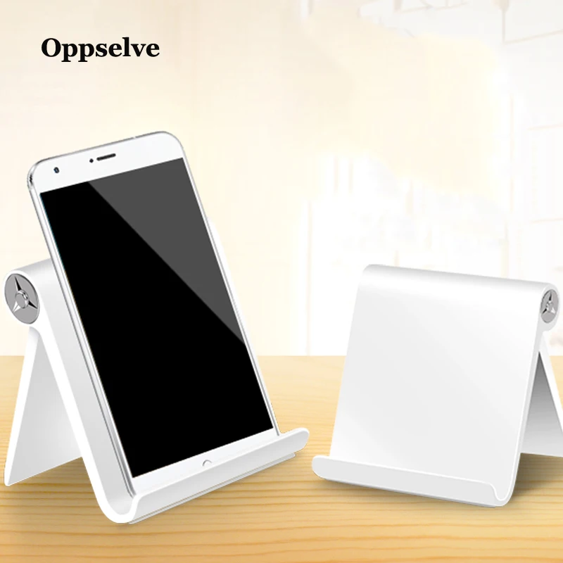 

Oppselve Luxury Mobile Phone Holder Stand For Phone For iPhone X 8 Samsung S9 Foldable Metal Desk Tablet Stand Cell Phone Holder