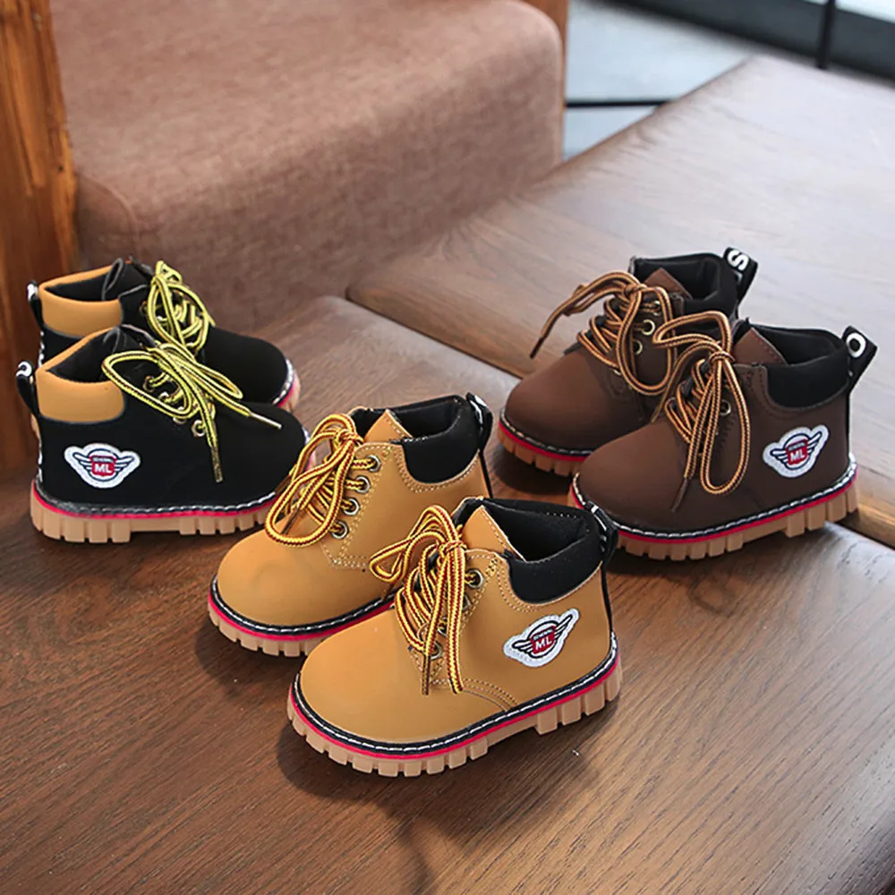 

Children Martin Boots Shoes Children Winter Boys Fashion Martin Shoes Sneaker Boots Kids Children Snow Shoes Детские ботинки