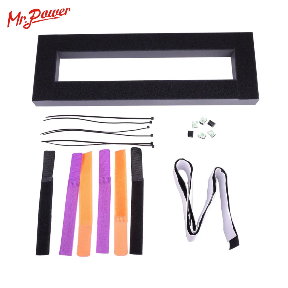 Cena Gitara pedał efektów płyta konfiguracji 40X13 CM DIY gitara Pedalboard z magicznej taśmy akcesoria do instrumentów muzycznych na sprzedaż 120 B