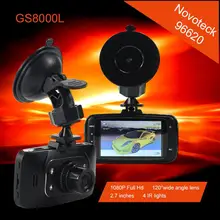 Novatek 96220 Coches-detector Full Hd 1080 Cámara Del Coche GS8000L 2.7 pulgadas LCD G-sensor HDMI 25FPS IR de Visión Nocturna Coche Dvr 8075
