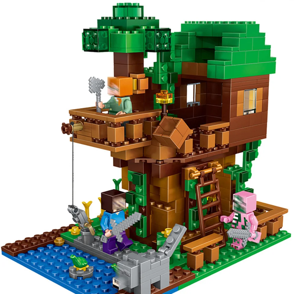 постройки из майнкрафт конструктора лего #5