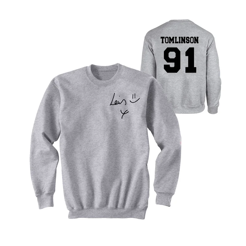 One Direction Sweatshirt Women Liam Payne 93 Hoodies Louis Tomlinson 91 Hooded Niall Horan Harry Styles Signature Sweatshirts