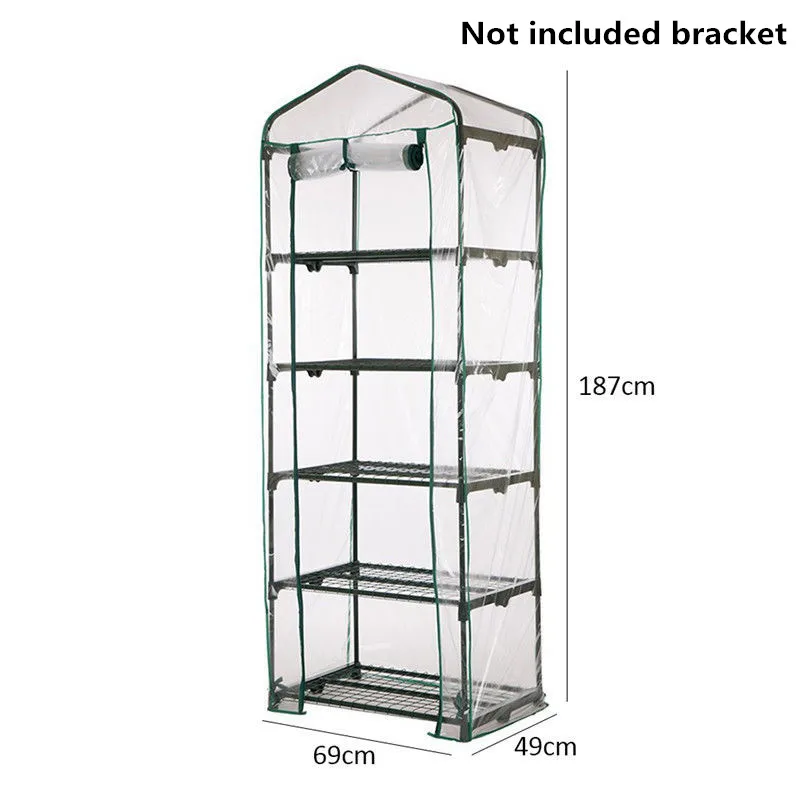 

3/4/5-Tier Cover For Garden Potted Mini Greenhouse Cover Outdoor Garden Plant Grow House Greenhouse PVC Cover