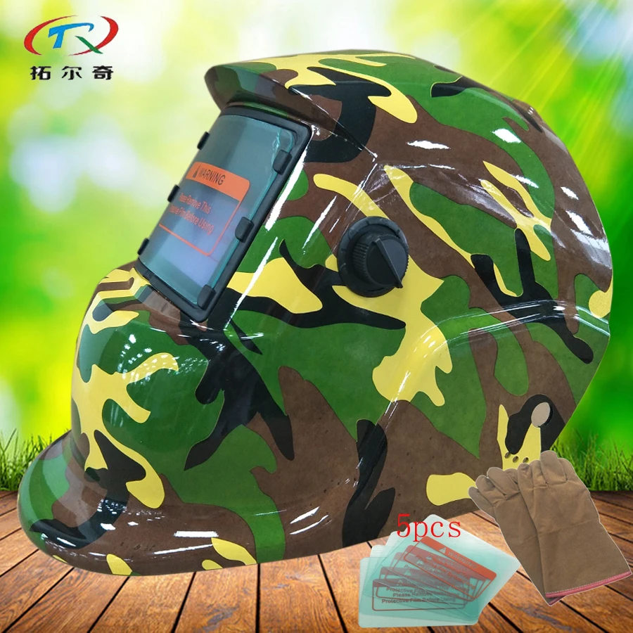 Высокого качества EN379 сварки шлем военный зеленый заменить аккумулятор Авто Затемнение маски протектор hd61 (2233ff) WY