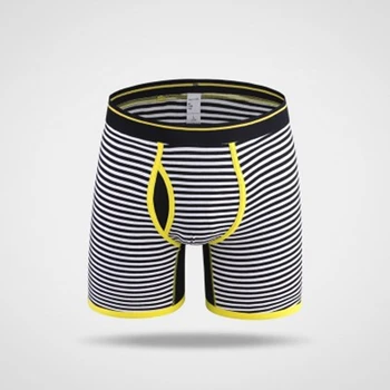 4 pezzi nuovi boxer da uomo in cotone con mutande maschili di alta qualità pantaloncini moda uomo Sexy Large Fat Plus intimo 1