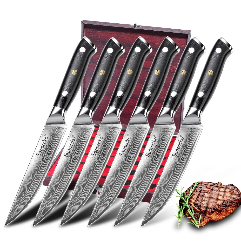 knife block set with steak knives