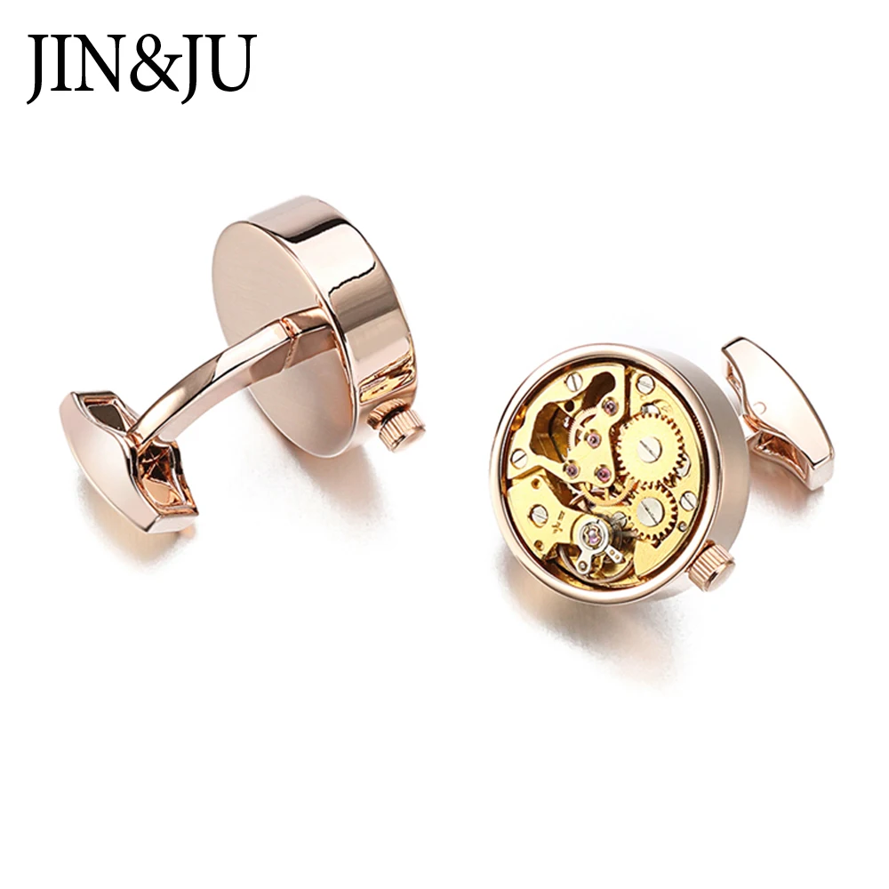 JIN & JU мужские ювелирные изделия хит функциональные часы запонки для мужчин