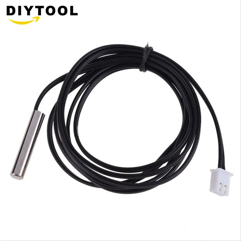 

NTC Thermistor Temperature Sensor Waterproof Probe 1m Wire 10 K