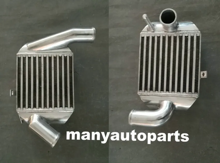 90 мм Толстая Пара алюминиевый интеркулер для AUDI A4 B5 S4 RS4 A6 C5 2 7 T BI TURBO|intercooler audi