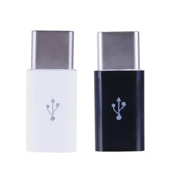 

2pcs/Set Type-C Male to micro USB Female Converters Charging Data Transfer USB 3.1 Adapter for Android Devices