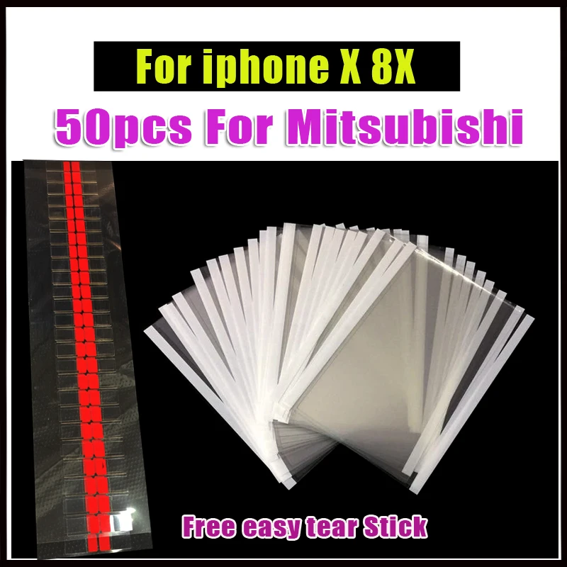 For Mitsubishi OCA Optical Clear Adhesive Glue Film 5.85 inch Double Side Sticker For iPhone X LCD Repair Screen Laminator
