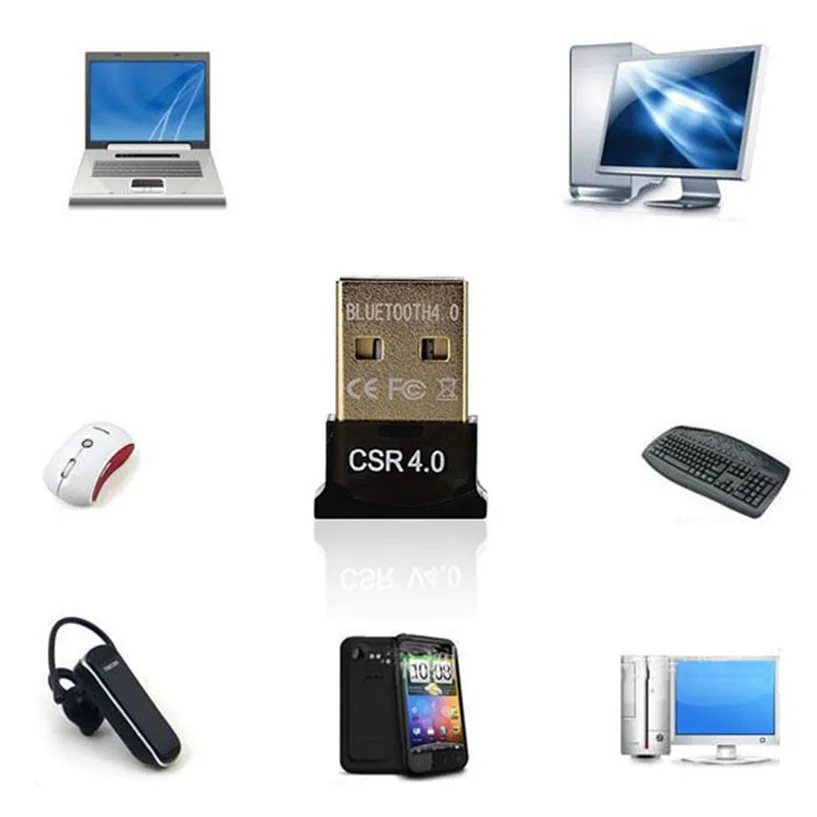 Mecall Mini USB Bluetooth V4.0 Dongle Dual Mode Wi