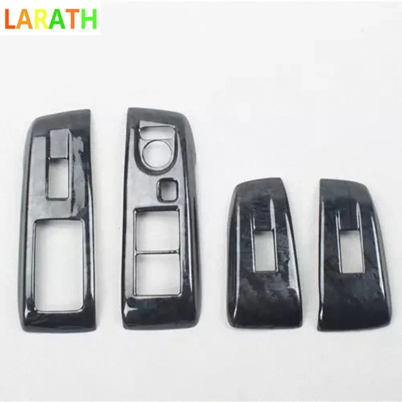 Для Honda City 2008 2012 углеродного волокна для леворульных автомобилей двери окна
