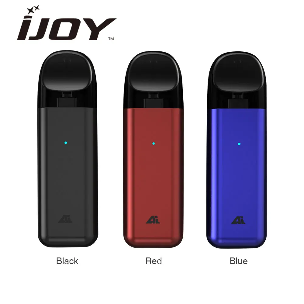 

Original 15W IJOY AI POD Kit with 450mAh Battery &1.6ohm 2ml Refillable Cartridge Electronic Cigarette Pod Vape Kit Starter Kit