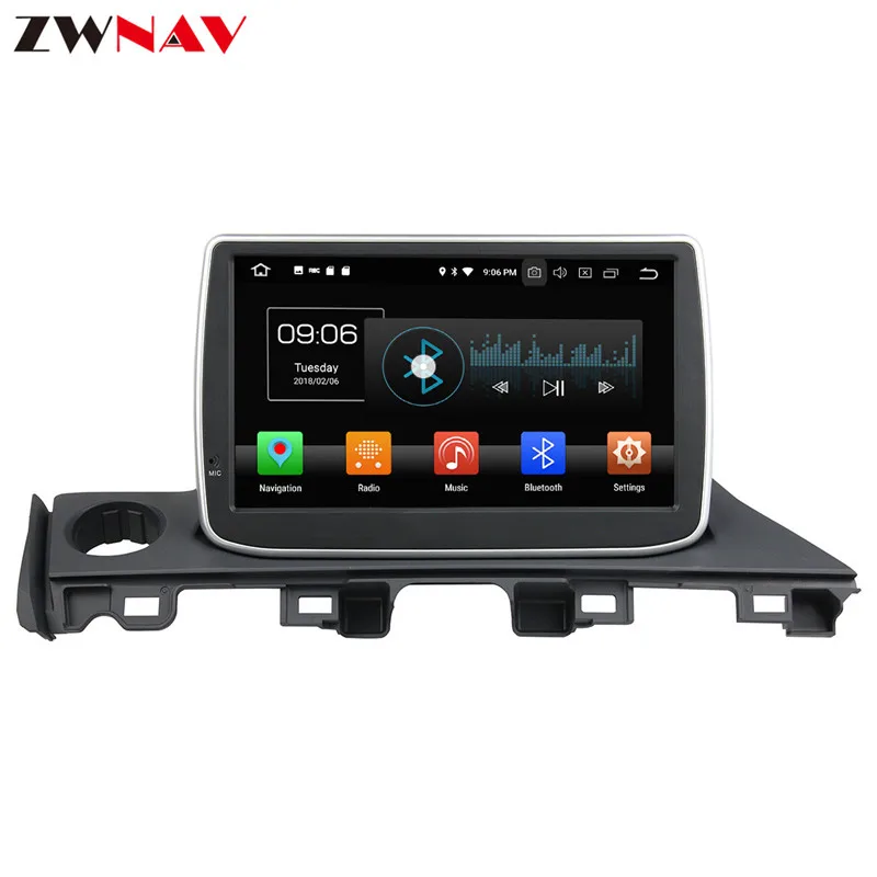 Top 9 inch Android 8 Car DVD Player GPS navigation For Mazda 6  Atenza 2017 headunit multimedia player tape recorder 5