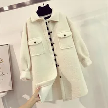 Женская теплая Осенняя зимняя куртка пальто с длинным рукавом Новое поступление, горячая распродажа