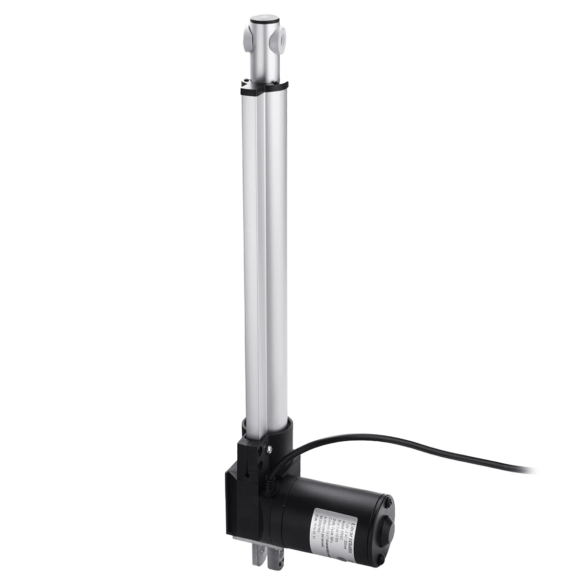Actuador lineal Motor Tubular DC12V 300mm/12 pulgadas golpe pesado 6000N carga actuador lineal eléctrico lineal motor tubular Actuador lineal Motor Tubular DC12V 300mm/12 pulgadas golpe pesado 6000N carga actuador lineal eléctrico lineal motor tubular