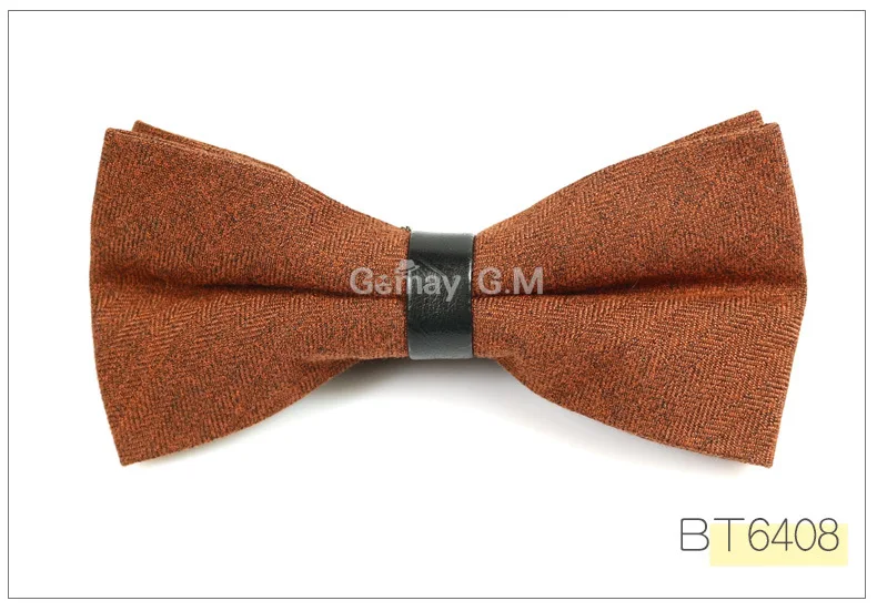 Хлопок и шерсть Bowties для Мужская мода Галстуки Регулируемая Для мужчин S Лук Галстуки классический предварительно связали галстук-бабочка тонкий Gravatas