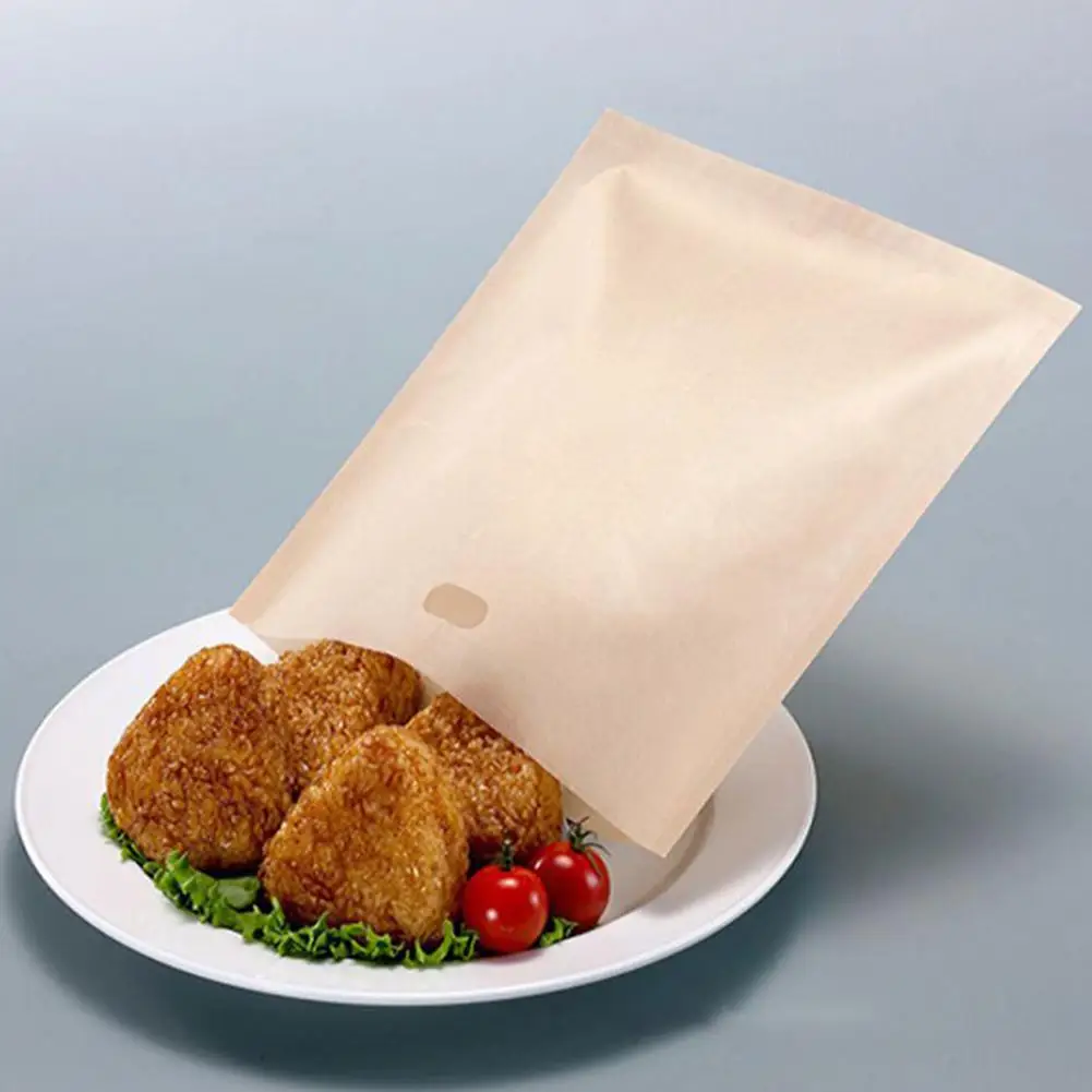 

Heat Resistant Toaster Bags for Grilled Cheese Sandwiches Reusable Non-stick Baked Bread Bags Microwave Heating Pastry Tools