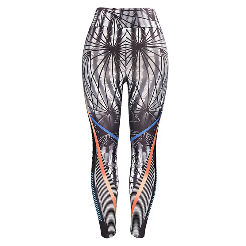2018 Yoga Pants Fitness Leggings Running Gym Stretch Women Fitness High Waist Elastic Tights Sportswear Hot #FS#4JU16 (9)