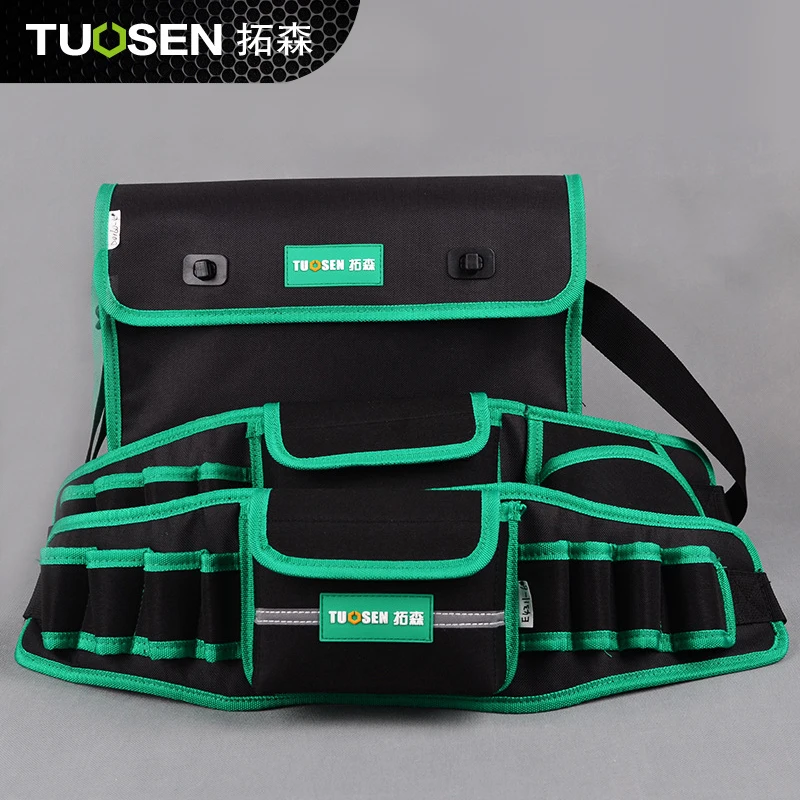 

Multi-fonction Tools Bag Electrician Toolkit Water-proof 600D Oxford Cloth Made