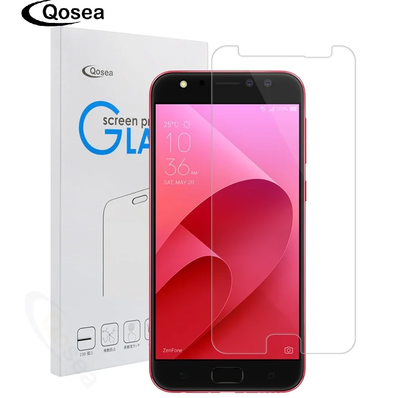 Qosea For Asus Zenfone 4 Selfie Pro ZD552KL Tempered Glass 9H Ultra-thin Clear Protective Film Screen Protector | Мобильные телефоны