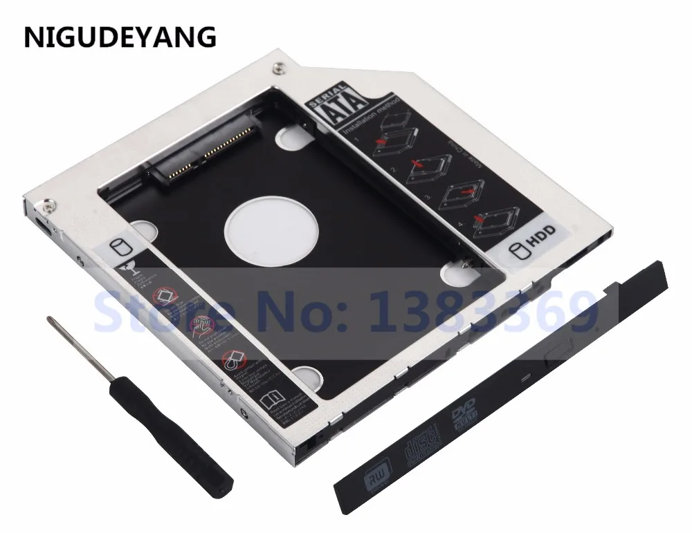 NIGUDEYANG 2nd SATA HDD SSD Caddy адаптер для sony vaio SVE14A35CXH SVF15216SAW заменить UJ8C2 DVD привод odd