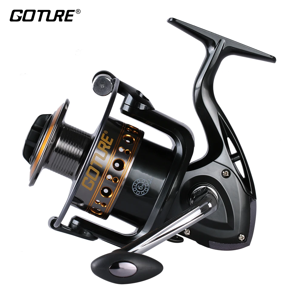 Buy Goture Gapless Spinning Reel 6+1BB Metal Spool