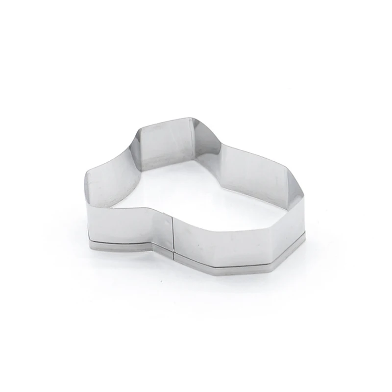 

Stainless Steel Cookie Cutter Fondant Molds Baby Bottle Bib Cloth Shape Baking Supplies TN88
