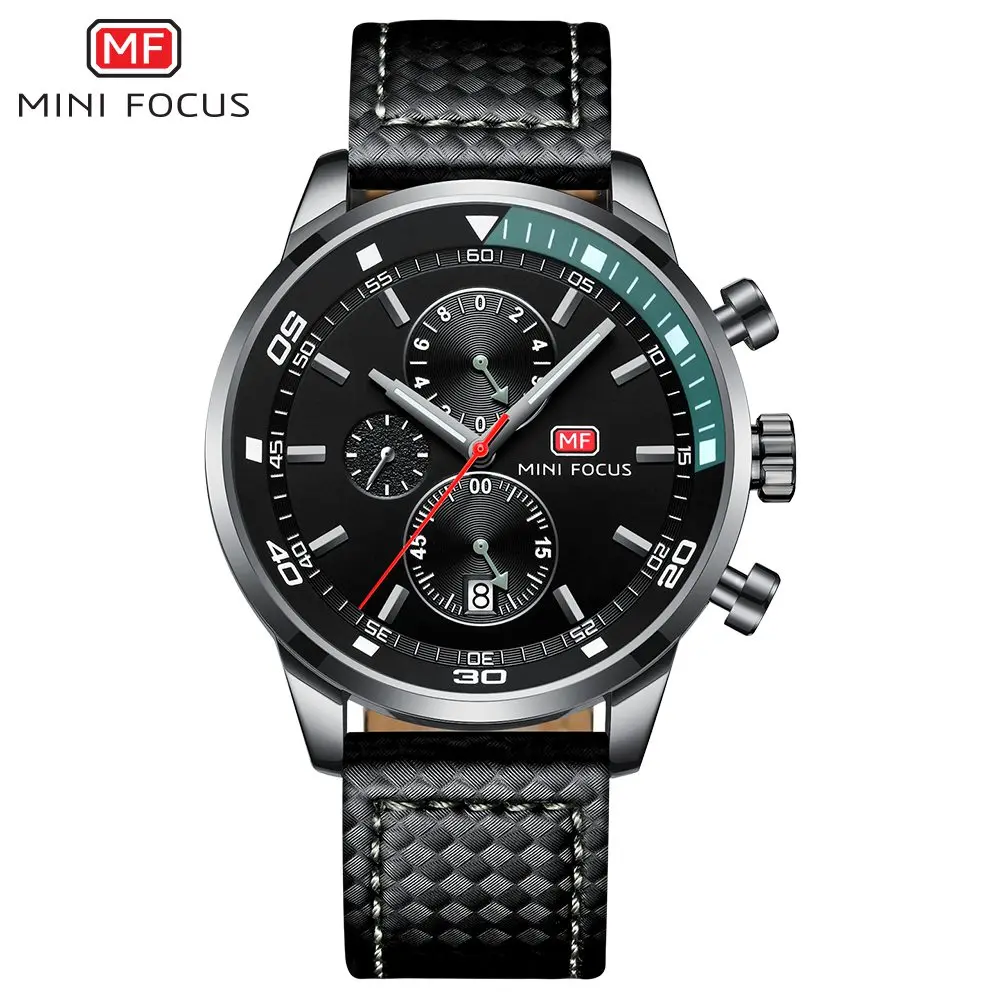 MINIFOCUS Топ Модные кварцевые наручные часы Известный бренд Роскошные мужские часы Hodinky Montre homme Relogio Masculino - Цвет: MF0017G.04