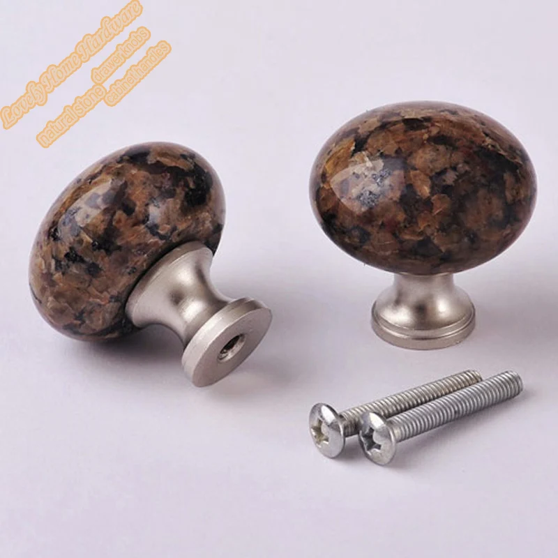 stone wardrobe closet knob tropical brown granite drawer dresser knobsdecorative hardware free shipping - Decorative Drawer Knobs stone wardrobe closet knob tropical brown granite drawer dresser knobsdecorative hardware free shipping - Decorative Drawer Knobs