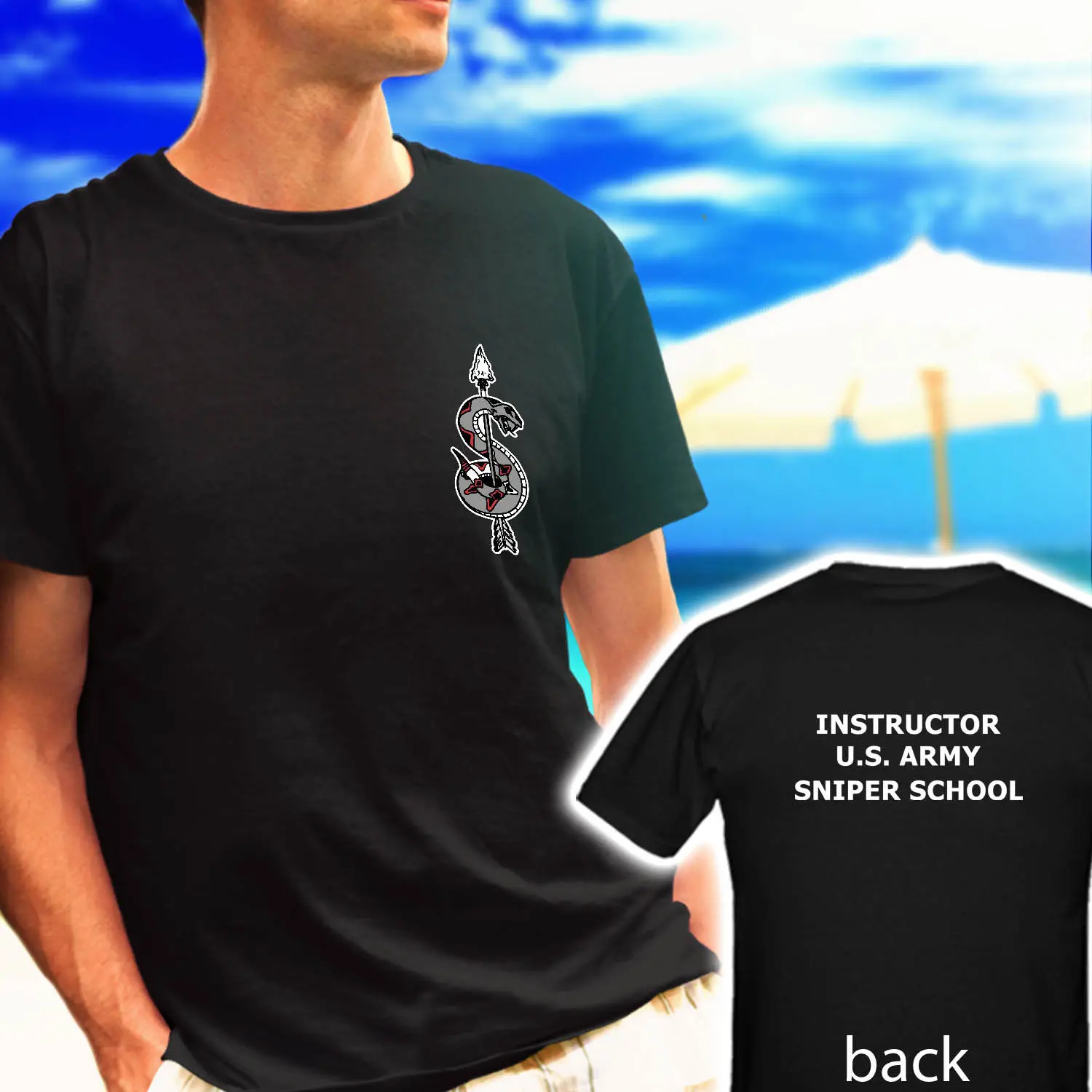 Badge Black Tshirt Tee Shirts 