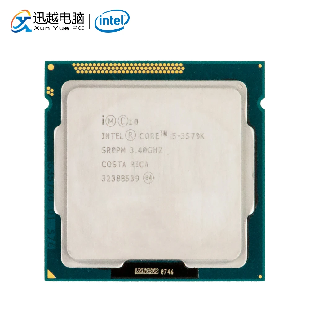 Intel Core i5-3570K настольный процессор i5 3570 K четырехъядерный процессор 3,4 ГГц 6 Мб L3 Кэш LGA 1155 сервер, используемый для Процессор