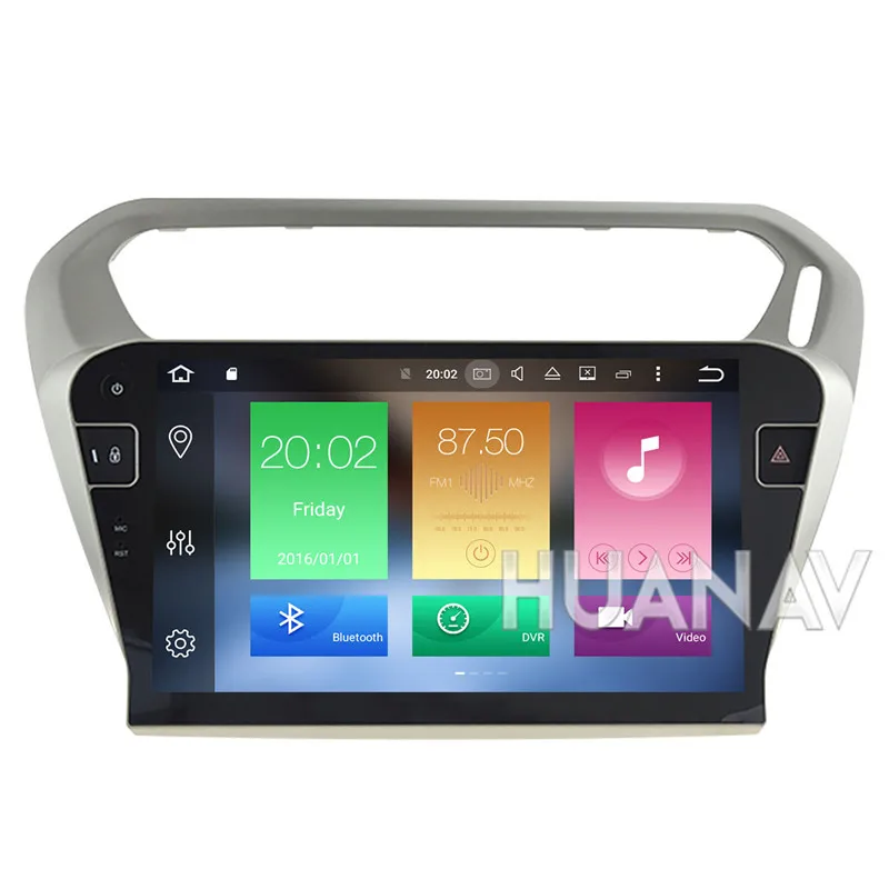 Flash Deal Car no DVD Player for Citroen Elysee Peugeot 301 Multimedia Radio Stereo Head Unit GPS Navigation BT 10.1 inch Android 8.1 32GB 3