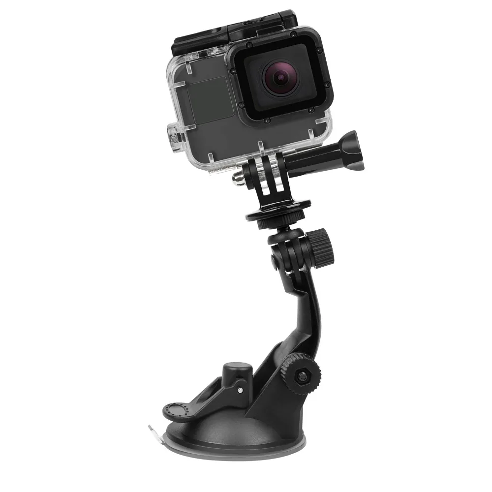 اطلاق النار الالتصاق مع محول جبل ل GoPro بطل 6 5 7 أسود 4 3 Xiaomi يي 4 كيلو Sjcam sj4000 Eken الذهاب برو بطل 7 6 5 اكسسوارات