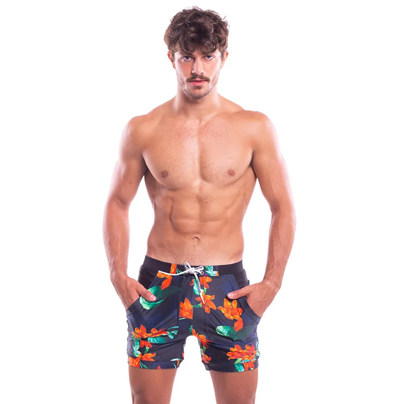 Taddlee Brand Sexy Men's Swimwear Swimsuits Swim Boxer Trunks Briefs Bikini Bathing Suits Quick Drying Board Surf Shorts Pockets