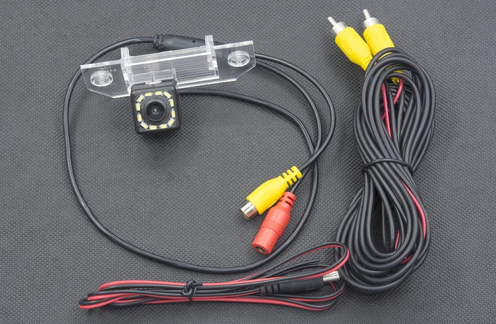 12 Светодиодный интеллектуальные динамические траектории треков заднего вида Камера Обратный Парковка Камера для Ford Focus MK2 седан C-Max C