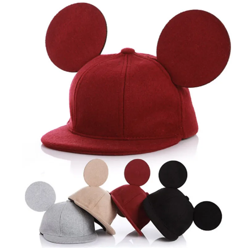 

lovely Ear Baby Cap Cartoon Adjustable Baseball Cap Boys Girls Flat Hat
