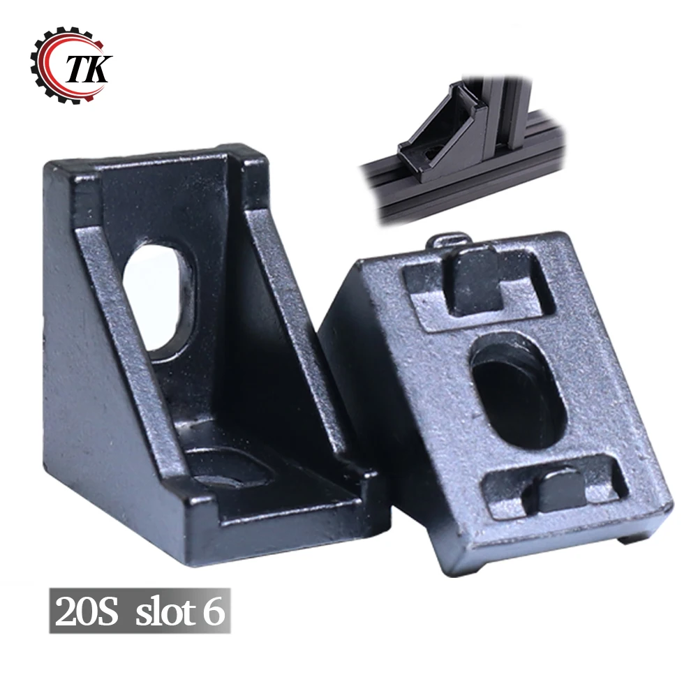 10pcs 2028 2020 Corner Angle L Brackets Connector Fasten Fitting Long