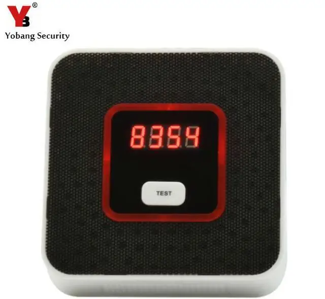 comprar Yobang Segurança Detector de Gás Sensor de Alarme Sensor de Vazamento de Gás detector de vazamento de gás Natural com Aviso De Voz Sensor de Gás Natural