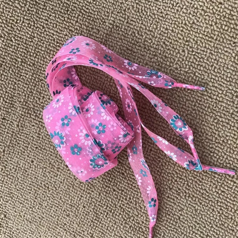 New 11 Color Printing Shoelaces Snow Yarn Lace Shoe laces 2.5CM Width