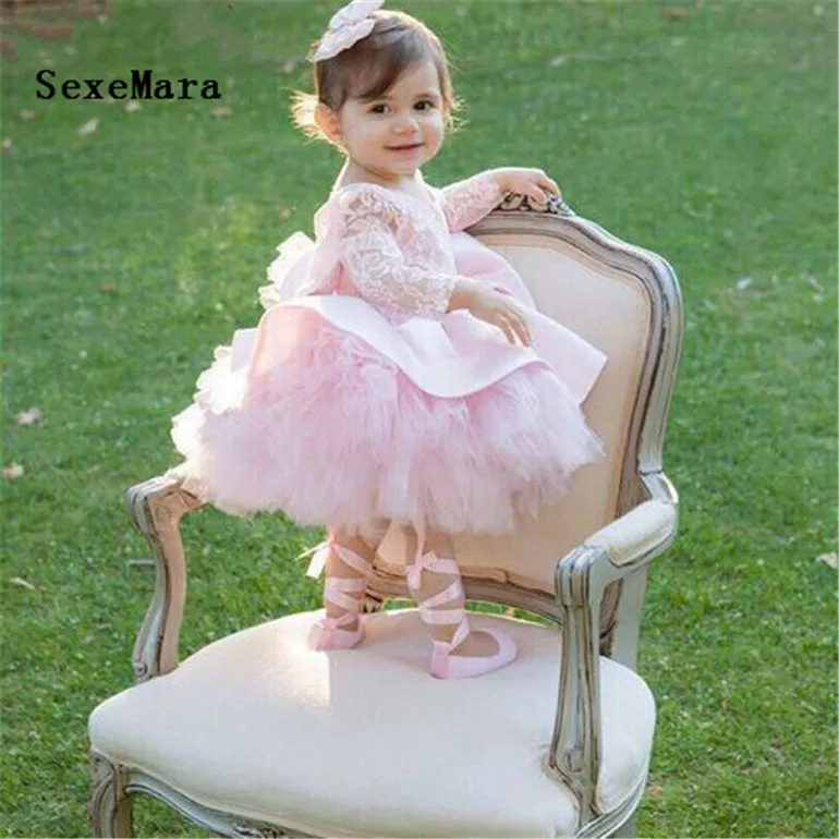 Buy pink tulle tutu little girl 1 year birthday party